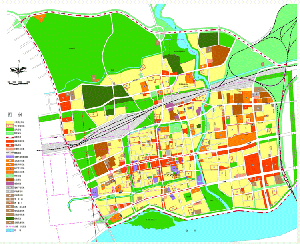 洛阳市老城、瀍河分区规划-总体规划图