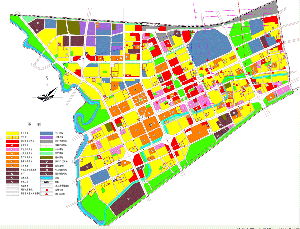 洛阳市西工分区规划-总体规划图