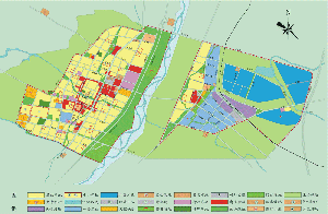 伊川县城总体规划-总体规划图