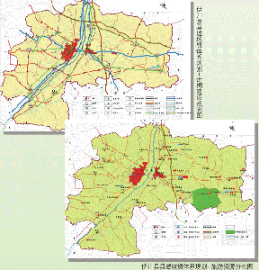 伊川县县域城镇体系规划-近期建设和旅游资源图