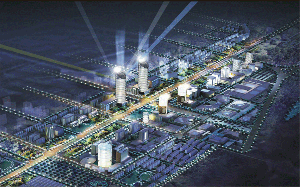 中州东路沿线城市设计鸟瞰