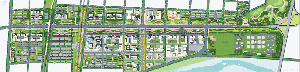 中州东路沿线城市设计总平面图